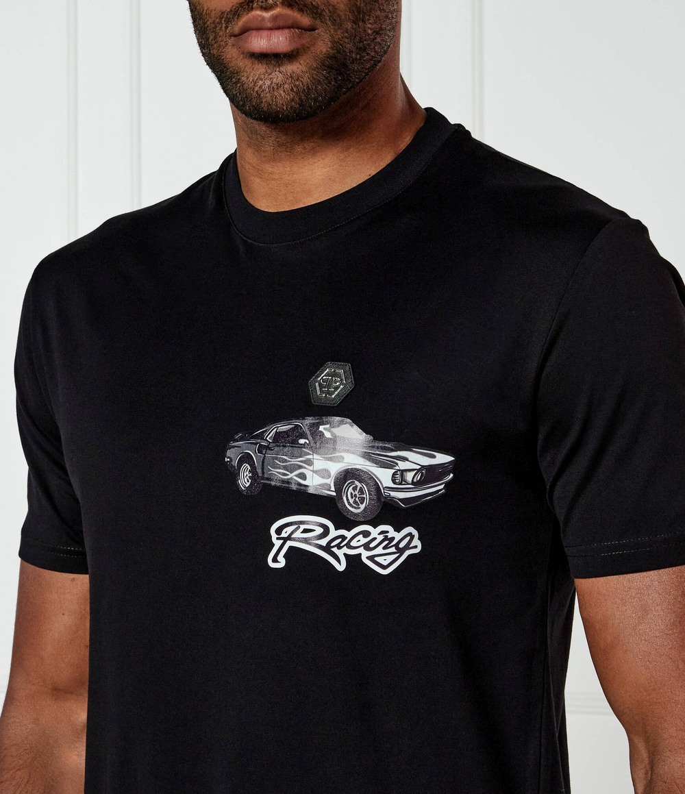 Футболка Cars Racing Philipp Plein - черный(MTK8074 PJY002N)