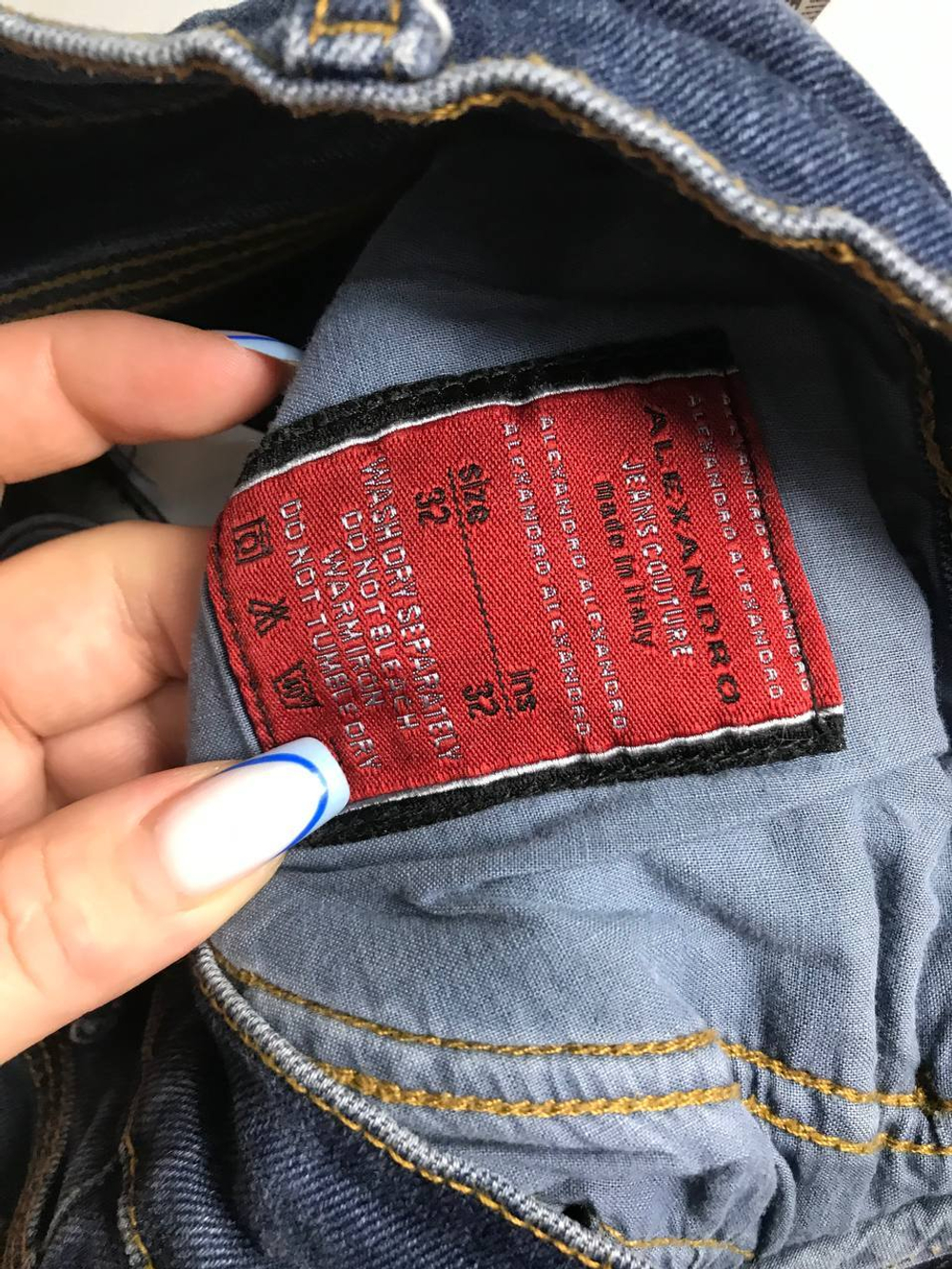 Джинсы Alexandro повседневные, маркировка 32, визуально на 48 размер