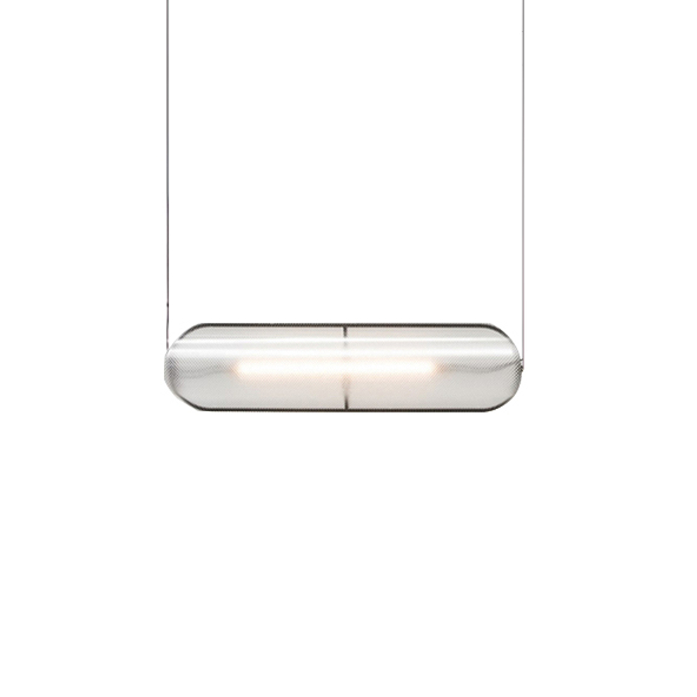 Pendant design lamp  VALE by ANDlight (horizontal,  1 section)