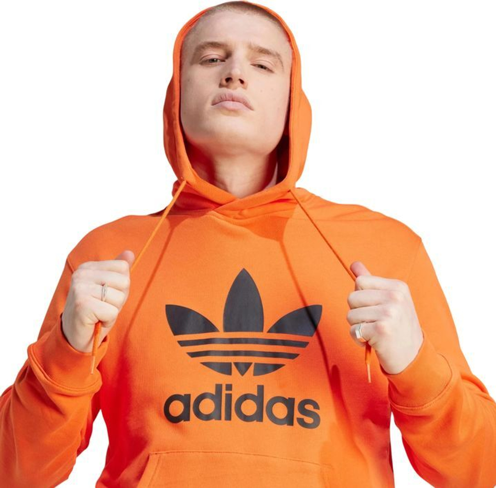 Худи Adidas ADICOLOR CLASSICS TREFOIL HOODIE оранжевый