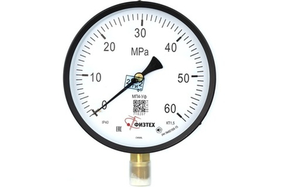 Манометр МП4-Уф 0-60 МПа кт.1,5 d.160 IP40 M20*1,5 РШ