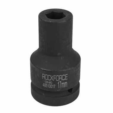 Головка ударная глубокая 17мм 1'' 6гр. RockForce RF-48510017