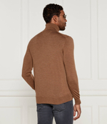 Хлопковый гольф Tommy Hilfiger - коричневый(MW0MW36537)