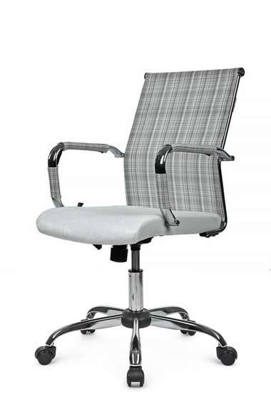 Кресло Art RCH 6017M Серо-белый