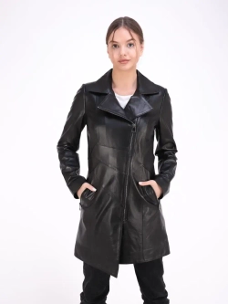 Женский кожаный плащ/натуральная кожа/Турция