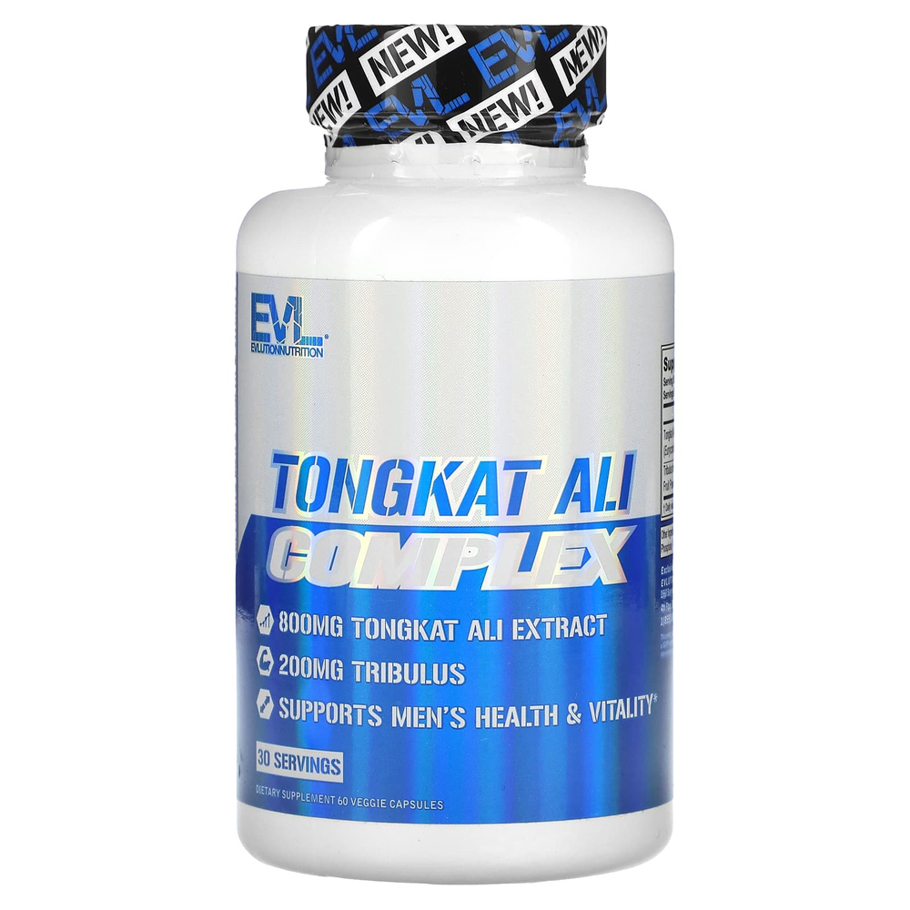 EVLution Nutrition, комплекс с эврикомой длиннолистой, 60 растительных капсул