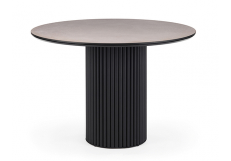 Керамический стол Woodville Барел 110 avenue grey sahara, черный