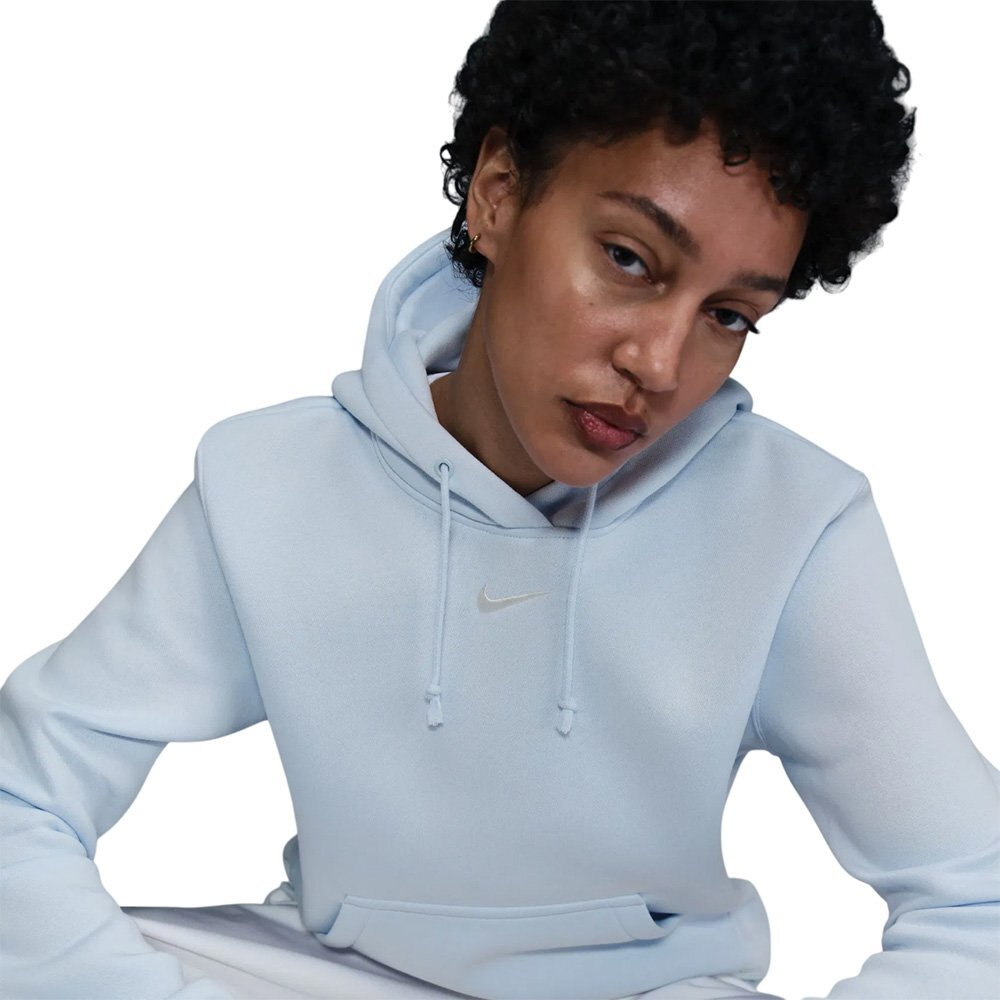 Баскетбольная женская толстовка Nike Sportswear Phoenix Fleece Blue Sweatshirt