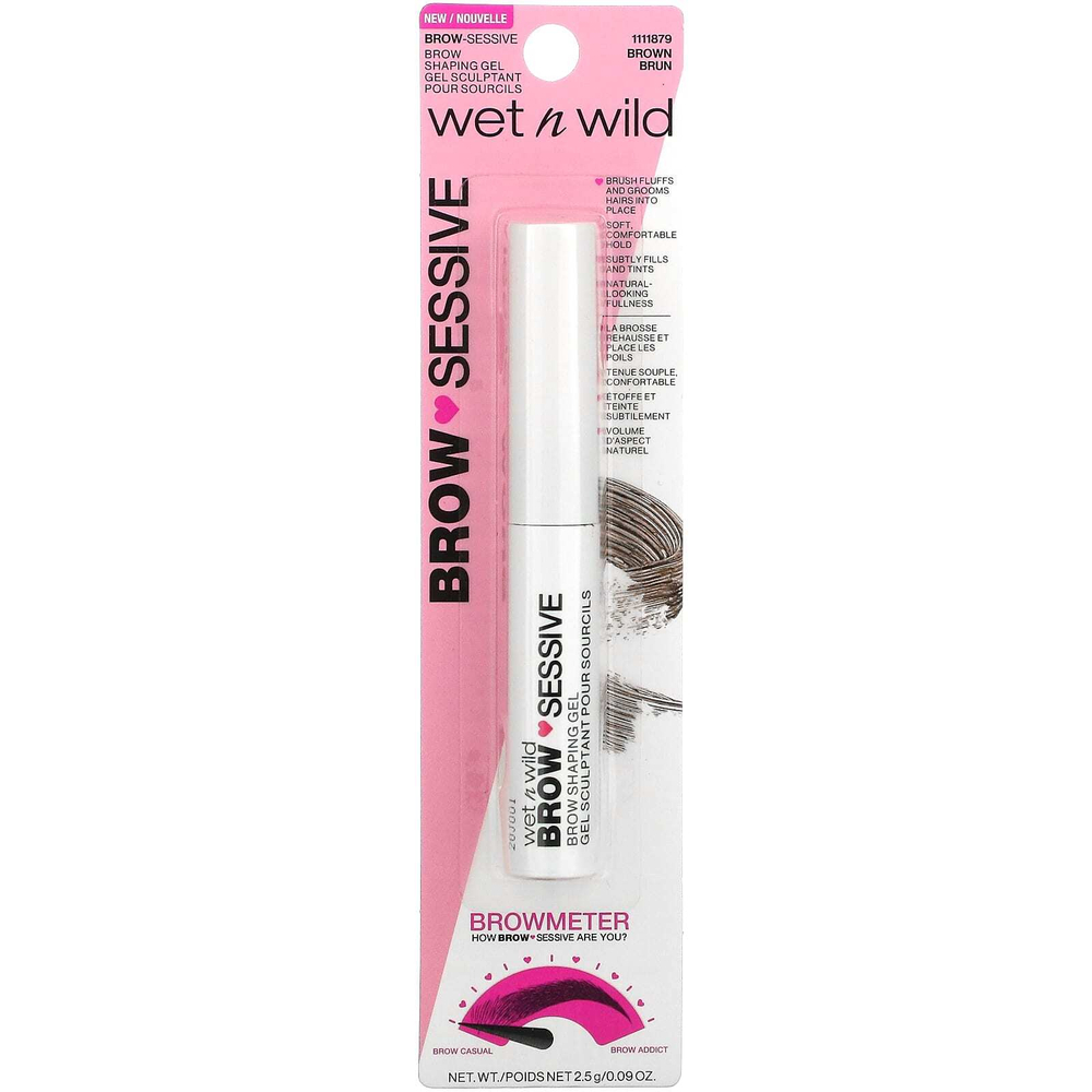 wet n wild, Гель для бровей, 1111879 коричневый, 2,5 г (0,09 унции)