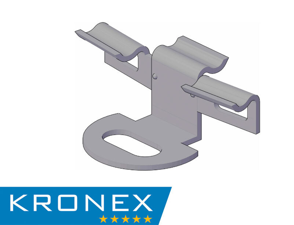 Крепеж промежуточный KRONEX № 7 для алюмин. лаги KRONEX (упак/100 шт)
