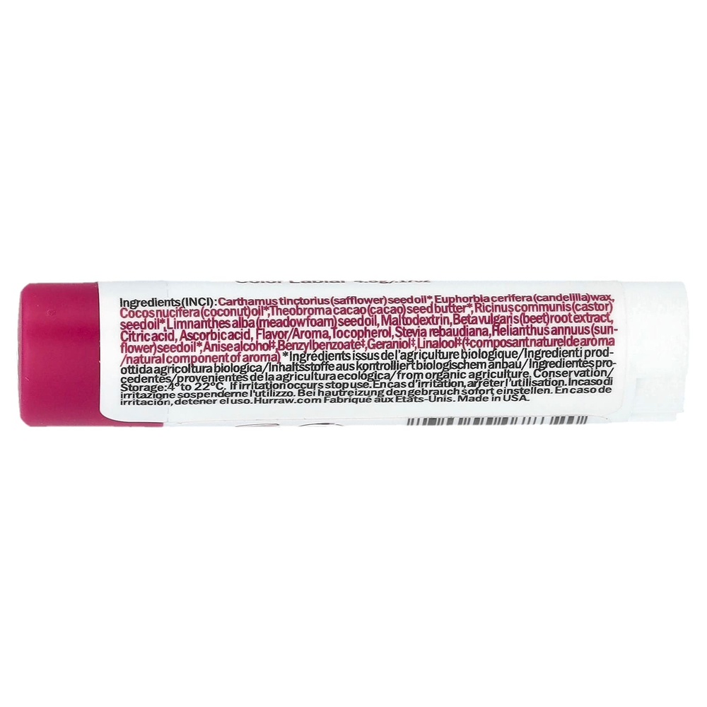 Hurraw! Balm, PlantColor ™, краска для губ, № 3, 4,8 г (0,17 унции)