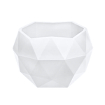 Кашпо "Топаз" (0,45л.) Цв. Белый