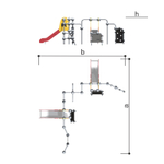Детский спортивно-игровой комплекс для улицы серия "Сфера" Romana 057.10.00