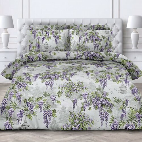 Бязь Комфорт 150 см набивная Тейково рис 13124 вид 1 Волшебный сад