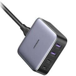 Сетевое зарядное устройство Ugreen Nexode CD327 2хUSB-A + 2хUSB-C 65W Desktop Fast Charger (90747) серый