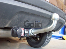 Фаркоп оцинкованный Galia D041C для Renault Duster 2010-2015, 2015-2019 2WD/4WD, Nissan Terrano 2014-(паспорт и сертификат в комплекте)(без электрики)