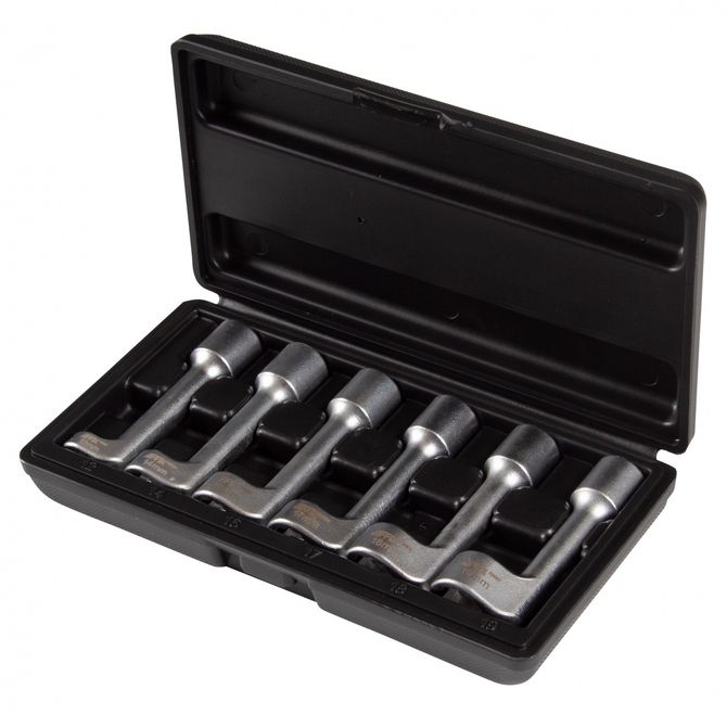 AFFIX (AF02510006C) Набор разрезных насадок 1/2", Г-образные, 12-19 мм, 6 предметов, кейс