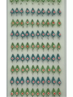 Мормышки фосфорные  № 6 "Конус 1Ф с глазком", 100шт