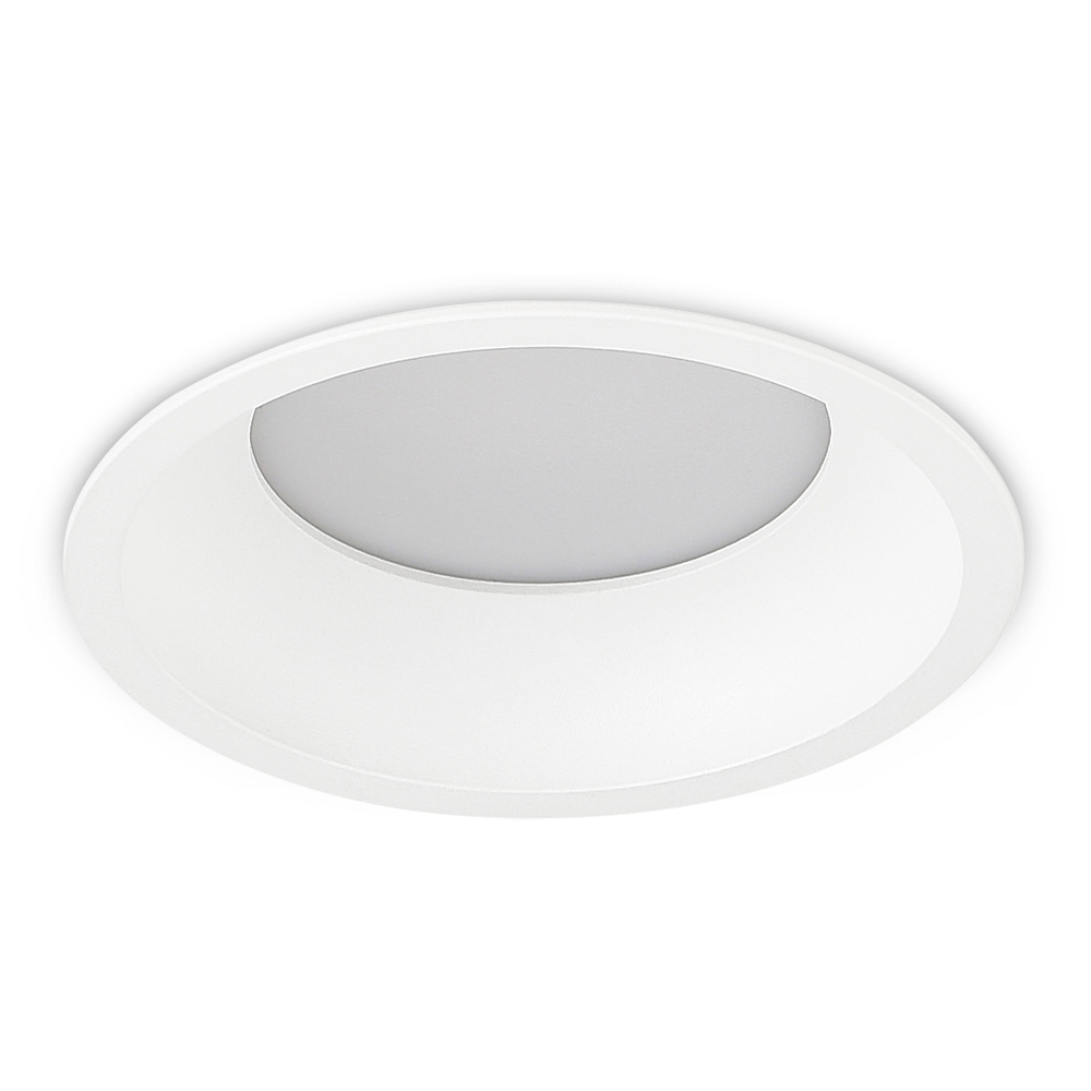 Светильник встраиваемый CRATER,  10W,  744Lm,  2700-3000-4000K,  D81, 5хH39мм,  IP44,  белый