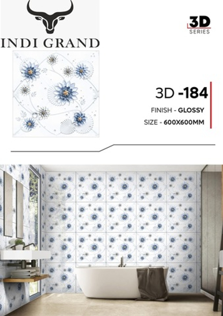 Керамогранит 3D 60х60 glossy - 184