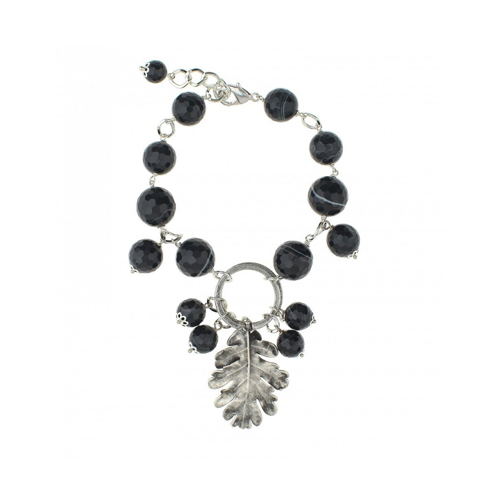 Браслет в виде листа Ester Bijoux Дуб BR890-S BW