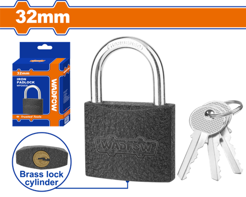 Замок навесной 32 мм (6/120) WADFOW WPD5530