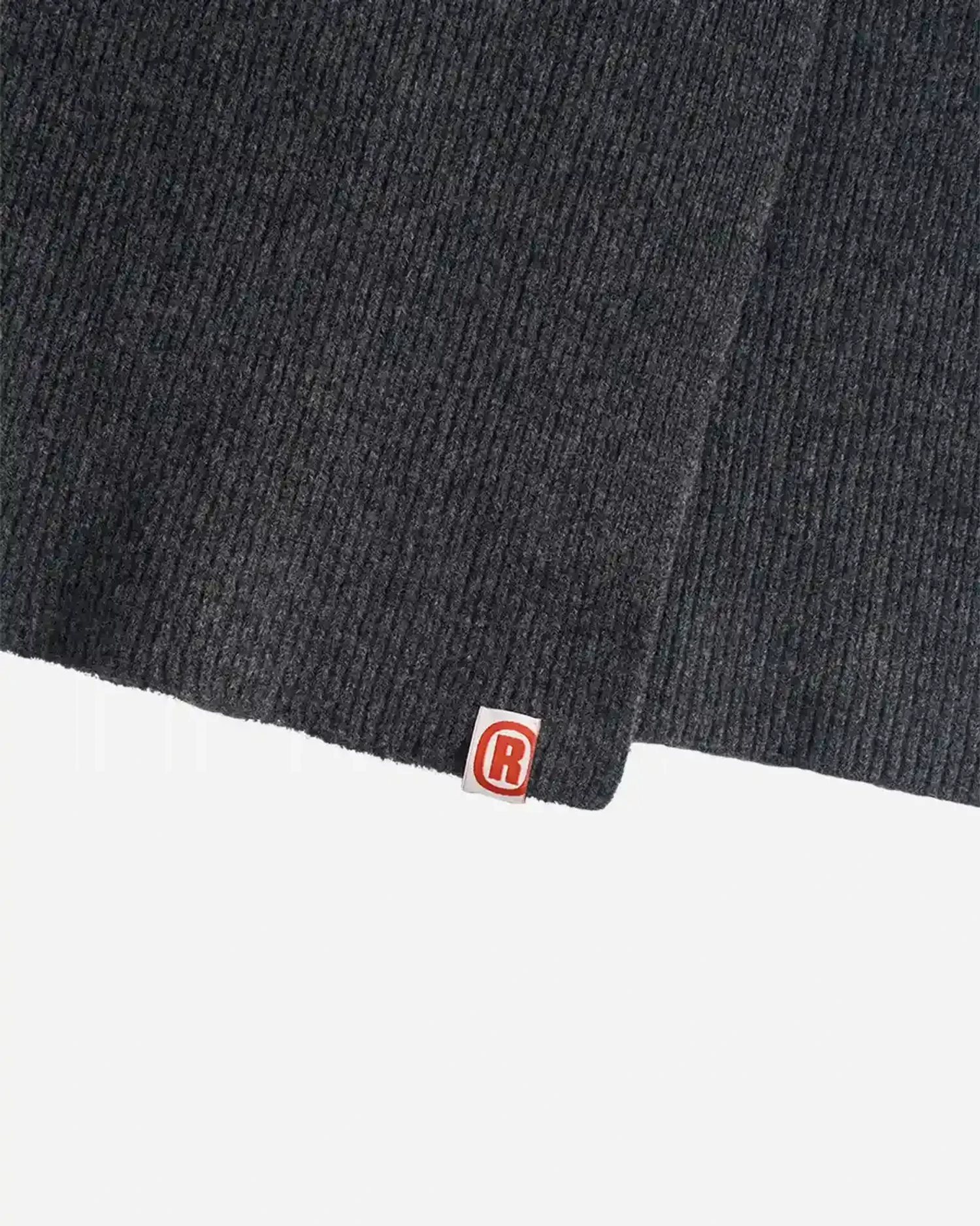 Шарф из шерсти мериноса серый