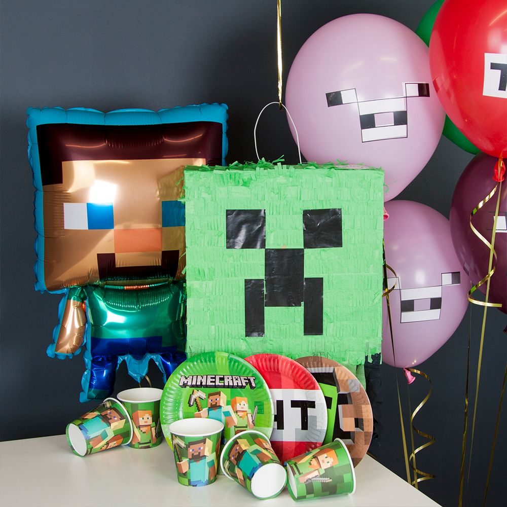 Шар (26''/66 см) Фигура, Пиксельный герой, 1 шт. в уп.