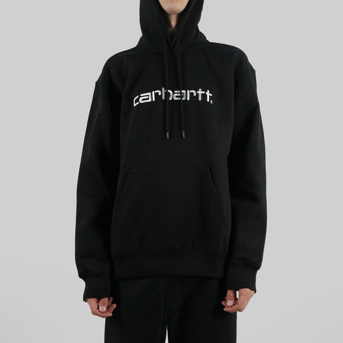 Толстовка мужская Carhartt WIP Hooded Sweatshirt артикул:I029419_black - купить в магазине Дайс