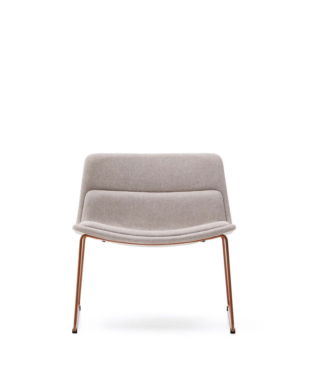 Zahara Стул со стальными ножками полиэстер бежевый