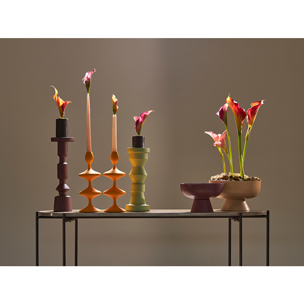 Блюдо на ножке vivlend, D21 см, сливовое