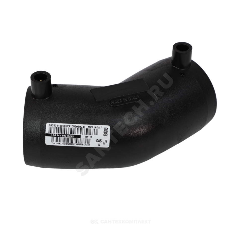 Отвод электросварной ПЭ100 Дн 63х90гр Ру16 SDR11 SMART JOINT EFL963A