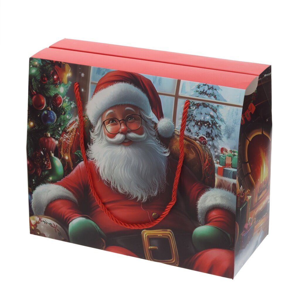 GAEM Пакет подарочный M (бумага 350г/м2, блок 12шт), L27,5 W12,5 H23 см, 4в.