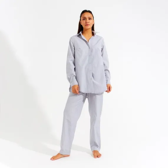 Брюки женские MINAKU: Home collection цвет серый, р-р 42