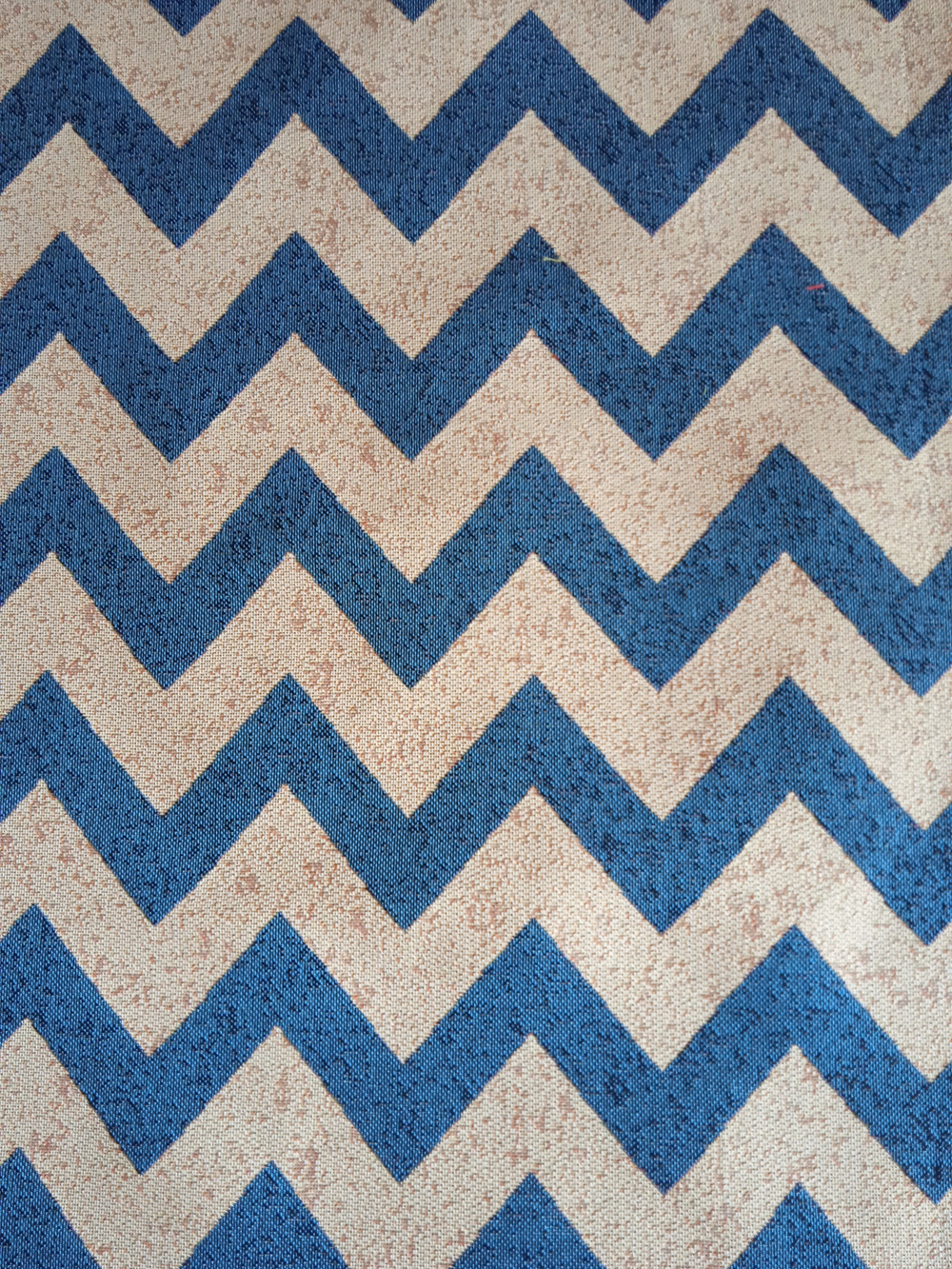 Покрывало гобеленовое Зигзаг синий 2-спальный (180х200)