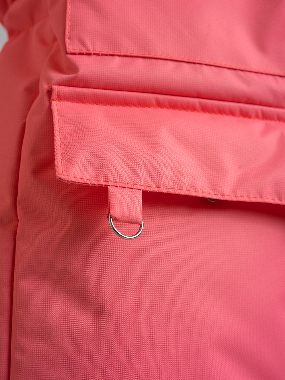 Женская парка на флисе "Соло" коралл