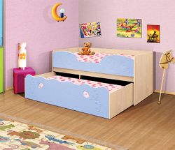 Уголок школьника Омега-11 (млечный дуб/голубое небо)