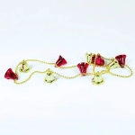 Елочное украшение Бусы Колокольчики 1,2м HM9155-21-48