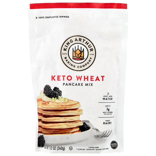 King Arthur Baking Company, Блинная смесь с углеводами, 340 г (12 унций)