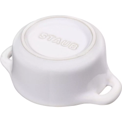STAUB - Мини-кокотница 200мл, цвет слоновой кости / артикул   40511-997-0  / GTIN 4009839376986