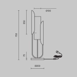 Декоративная настольная лампа Maytoni СIPRESSO Z014TL-01G