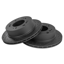 Диск тормозной задний перфорированный PRO-Line с покрытием (компл.2 шт) KIA Sorento II /Vent D=315mm GANZ GIJ10112S