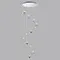 5084/60L L-VISION ODL25 553 хром/прозрачный/металл/акрил Люстра каскадная LED 60W 4000K 3000Лм JEMSTONE