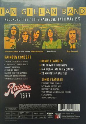 Ian Gillan Band / Live At The Rainbow 1977 (DVD)