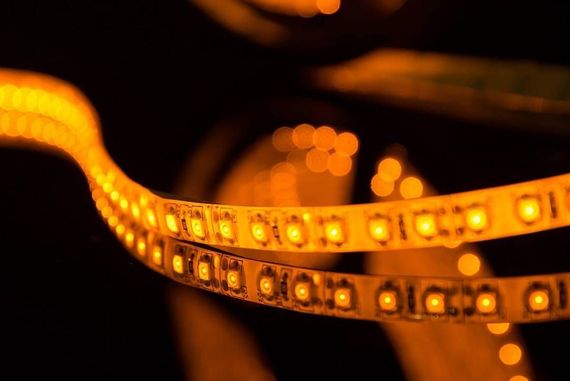 Светодиодная влагозащищенная лента SWG 9,6W/m 120LED/m 3528SMD желтый 5M 000966