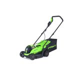 Аккумуляторная газонокосилка Greenworks GD24LM33K4, 24v, 33 см, (2516107UB), с аккумулятором 4 А·ч и зарядным устройством