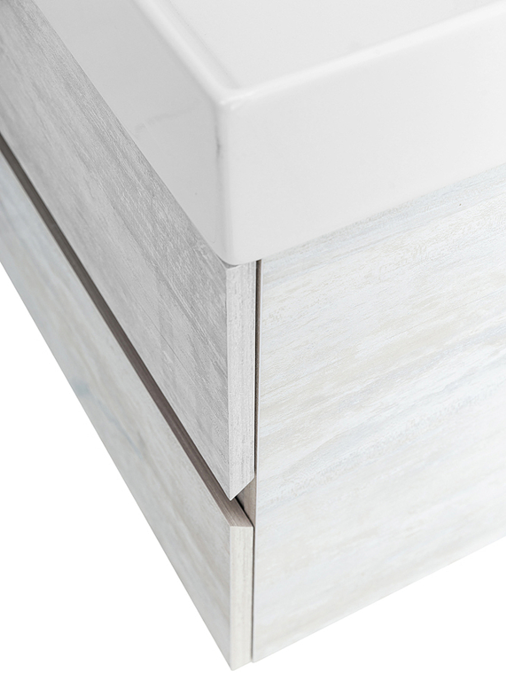 Тумба под раковину Cezares Molveno 46 120 MOLVENO 46-120-2C-SO-2-LB подвесная Legno Bianco