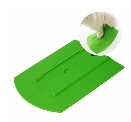 Ракель-выгонка эргономичный, с закругленным краем, зеленый, мягкий. (100 x 75мм) uzlex  (Узлекс) 21910600