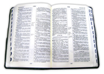 Библия в кожаном переплете синяя
