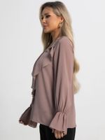 Блуза шифоновая Вэнси (какао) Б15659-8М LT Collection